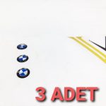 BMW Anahtar Amblemi Anahtarlık Logosu 3 Lü Yan Sanayi E36.E39.E46.E90.E60.F10.F20.F30.X5.E53 YAN SANAYİ