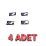 BMW Jant Amblemi – M – Metal 4 Lü Yan Sanayi Tüm Araçlar -36112228660